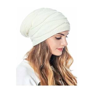 Custom Logo Knitted Winter <b>Hats</b> <b>Satin</b> <b>Lined</b> Blank Acrylic Unisex Beanie Cap - Product Image 4