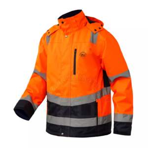 เสื้อแจ็กเก็ตนิ่มสำหรับฤดูหนาวผ้านิ่มคุณภาพสูงเสื้อบอมเบอร์ผ้าโพลีเอสเตอร์มองเห็นง่าย - Product Image 3