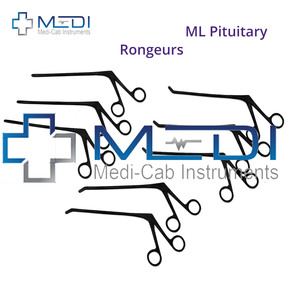 Pinces Kerrison Rongeur en acier inoxydable, ensemble manuel de 4 pièces, revêtement noir, instruments chirurgicaux ORL orthopédiques - Product Image 6