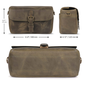 New Latest <b>Men</b> <b>Messenger</b> <b>Bag</b> Genuine Leather Crossbody Casual Outside Shoulder Side <b>Bag</b> <b>for</b> <b>Men</b> and Boys - Product Image 2