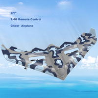 EPT 2.4G 2CH Télécommande B2 Delta Wing Planeur Avion EPP Mousse Matériau LED Lumières RC Avion Jouet