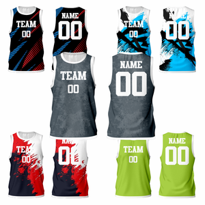Nouveaux Maillots de Basketball Unisexe à Séchage Rapide 2026 – Qualité Supérieure pour Équipes, Gilet Réversible Personnalisé, Grandes Tailles - Product Image 1