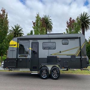 Lightweight Aluminum Teardrop Travel Trailer-Mini Caravan for <b>Small</b> SUVs Modern Waterproof Design Easy Moving 2-Person Sleeping - Product Image 5