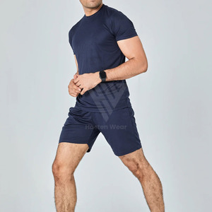 Camiseta Deportiva de Alta Calidad 100% Poliéster para Hombre, para Gimnasio, Correr al Aire Libre, Transpirable, Cómoda, Ajustada - Product Image 5