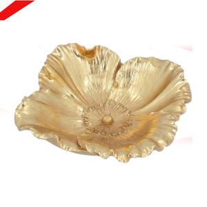 Tazón de servir de comida de Metal con forma de concha de mar de diseñador moderno, mesa de comedor decorativa - Product Image 2