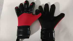 Venta al por mayor de guantes de portero de fútbol de látex transpirable para adultos niños anticolisión protector de dedos cuero resistente al desgaste - Product Image 2