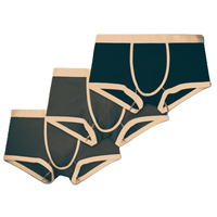 Boxers pour hommes en coton et élasthanne de haute qualité, taille haute, respirants, écologiques, jetables, avec impression personnalisée sur la ceinture, tailles S-3XL