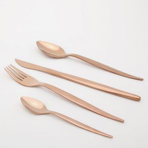 Designer stylish metal cutlery <b>set</b> with unique patterns suitable for modern homes kitchen dining and decor - Product Image 5