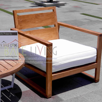 Offre Spéciale Soffa Bali, bois de teck minimaliste d'Indonésie pour la détente en plein air-Convient pour la maison et le salon