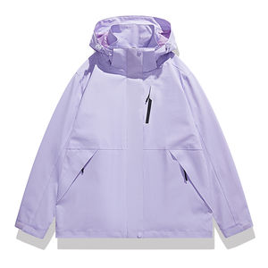 Veste Homme en Polyester et Nylon Softshell Surdimensionnée Légère Personnalisée OEM Tissu Tissé Imprimé Entièrement Sublimation Imperméable à l'Air - Product Image 3