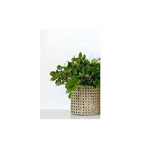 Macetas grandes de ratán hechas a mano de bambú de Metal más vendidas, macetas para interiores y exteriores, macetas altas para jardín, cesta de ratán - Product Image 1