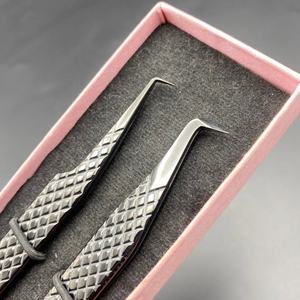 แหนบขนตาปลอมแบบมีด้ามจับทรงเพชรทำจากสเตนเลสสตีล90องศาทนทาน - Product Image 2