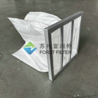 Système d'extraction des fumées et collecteur de poussières industriel, filtre à air à panneau plat, cartouche filtrante plissée en polyester, élément filtrant à plaques