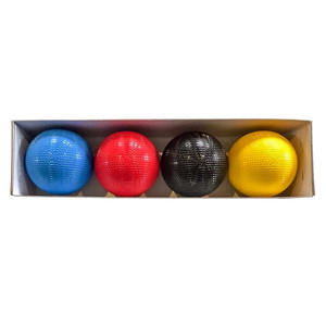 Jeu de boules de croquet colorées pour jeu de pelouse et jardin - Product Image 6