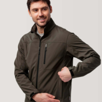 Nouvelle Arrivée 2025 – Veste Softshell Homme Légère et Imperméable avec Fermeture Éclair, Confortable et Résistante pour Sports de Plein Air et Randonnée