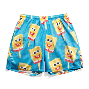 Short de basket-ball en maille décontracté d'été pour hommes OEM Short en maille personnalisé de qualité de luxe avec taille élastique quantité minimale de commande basse disponible - Product Image 3