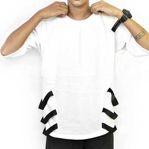 Camisetas de gran tamaño para hombre de talla grande de alta calidad, transpirables y cómodas con patrón de estampado, características de luz de hombro caído - Product Image 6