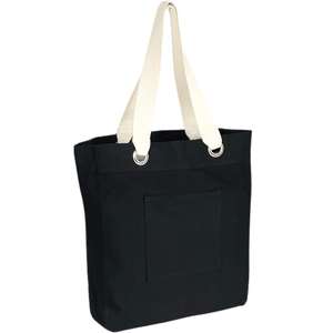 Bolsa de Mano de Algodón para Viajeros de US Bags con Asa Larga, Impresión Ecológica para Uso Diario y Publicidad - Product Image 1