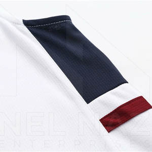 ชุดกีฬาบาสเก็ตบอล BSCI ชุดเครื่องแบบบาสเก็ตบอลชุดเครื่องแบบนักเรียนวัยรุ่นสีขาว - Product Image 5