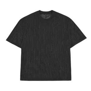 T-shirt en maille respirante en polyester 100% de haute qualité personnalisé T-shirt à manches courtes et col rond à séchage rapide pour hommes - Product Image 5