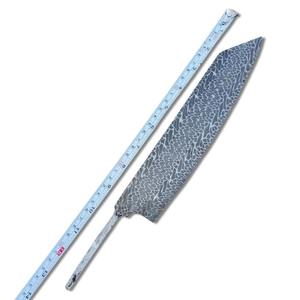 Cuchillo NM 2024 de Alta Calidad, Hecho a Mano, Profesional, para Bricolaje, Hoja en Blanco, Mango de Madera, Estilo Bowie Japonés - Product Image 6