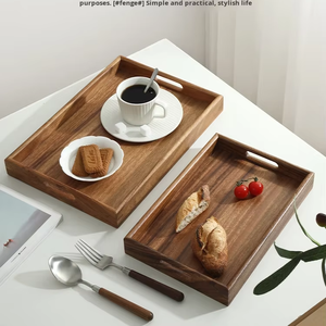Plateau de service en bois écologique et durable - Réutilisable et léger pour un usage domestique - Product Image 2