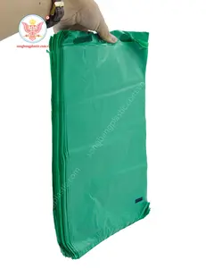 Tas header Blok HDPE/tas makanan plastik/tas kemasan sayuran tas produksi plastik wicket kustom tas belanja supermarket