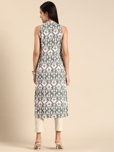 Mujeres motivos étnicos impreso Kurta indio Pakistán kameez - Product Image 4