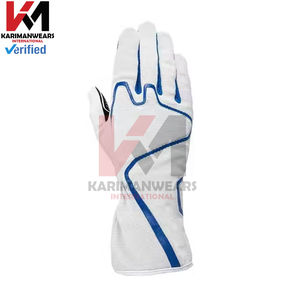 Achetez des gants de karting multicolores en vente chaude, tissu ignifuge, cuir suédé, tailles pour jeunes et adultes, du petit au grand - Product Image 2