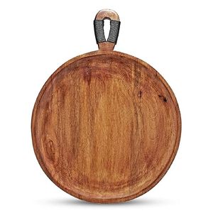 Vente en gros de plats ronds décoratifs en bois de la meilleure qualité pour le service des aliments Vaisselle pour la maison Restaurant - Product Image 2