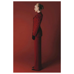 La chaqueta violeta más vendida para mujer, ropa, Chaqueta de traje con poliéster/algodón con bordado a mano, Technics, marca THESOUL - Product Image 4