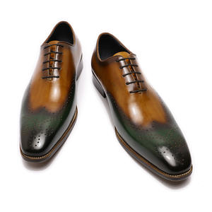 Zapatos Brogue de Cuero Vacuno de Alta Calidad con Puntera Reforzada y Suela con Absorción de Impactos, Zapatos de Oficina para Hombre, Zapatos Formales - Product Image 5
