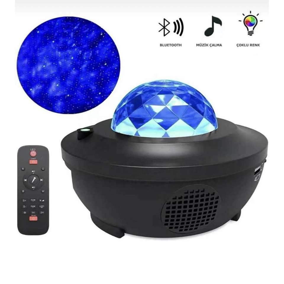 Starry Space Night Light with Bluetooth Speaker