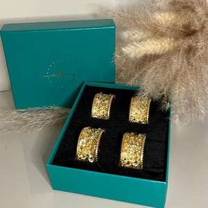 Ronds de serviette, ronds de serviette en rotin, ronds de serviette en osier, décor de table - Product Image 2