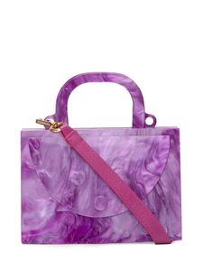 Diseño de lujo de resina personalizada con brillo PU correa de cuero bolso de resina señoras embrague bolso de hombro embrague con doble ASA - Product Image 2