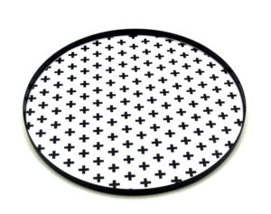 En vrac pour commande Usine En Gros Autocollant En Aluminium Rond Designer Plaques Produit De Vente Chaude pour Assiettes De Service Maison - Product Image 2