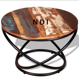 Nueva llegada mirando muebles decoración nuevo estilo diseñador mesa auxiliar con tapa de mármol para café Mesa Central decorativa - Product Image 6