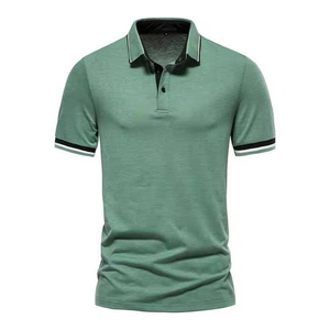 Polos à manches courtes vêtements pour hommes polos haut de gamme OEM de haute qualité personnalisé grande taille coton respirant haute rue chemise pour hommes - Product Image 6