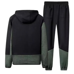 Survêtement d'hiver respirant de haute qualité pour homme, style streetwear, grande taille, avec sweat à capuche zippé, en molleton technique, coupe classique, personnalisable - Product Image 2