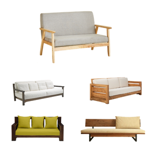 Sofá de tela o cuero extralargo moderno de color blanco para muebles para el hogar directo de fábrica - Product Image 6