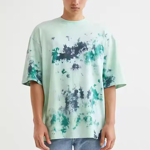OEM casual mode unique dernier t-shirt surdimensionné à manches courtes pour hommes fabricants de vêtements d'entraînement d'été vierges vêtements de chute - Product Image 4