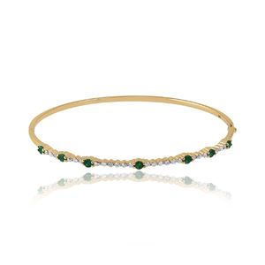 Best-Selling Luxury 925 <b>Sterling</b> <b>Silver</b> CZ Color Gemstone <b>Bracelet</b> 18K Gold Plated Fine Jewelry Zircon Main <b>for</b> Women's Gift - Product Image 6