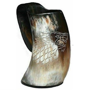 Nique-taza tallada de cuerno de búfalo para beber, jarra de cuerno de búfalo de cerveza con artesanía natural al mejor precio - Product Image 6