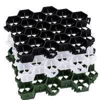 Grilles de gazon emboîtables en HDPE+PP, pavés en plastique alvéolés pour le stationnement des voitures et les allées