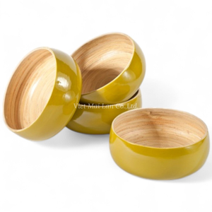 Ensemble de bols en laque classique en gros pour la maison et les restaurants, bols en coquille d'œuf durables en provenance du Vietnam pour la vente en gros - Product Image 2