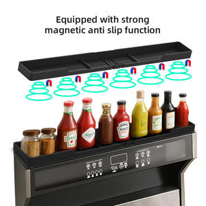Classic Flexible Eco-Friendly <b>Silicone</b> Stove Top Shelf for Kitchen Spice Rack Organizer Oven Rack <b>Mat</b> - Product Image 3