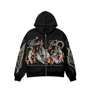 Sudadera con Capucha Unisex Extra Grande, Estilo Urbano, 100% Algodón, Felpa, Hombros Caídos, Estampado Personalizado - Product Image 3