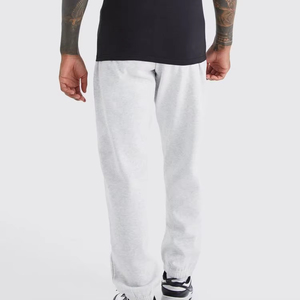 Pantalón de chándal con dobladillo de doble capa con estampado gráfico de estilo urbano, pantalones ligeros de algodón suave y cómodos transpirables para hombre - Product Image 4