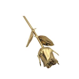 24k Gold Plated Real Natural Rose Flower Gold Dipped Rose For <b>Valentines</b> Day Mothers Day Wedding Anniversary Romantic <b>Gift</b> - Product Image 2