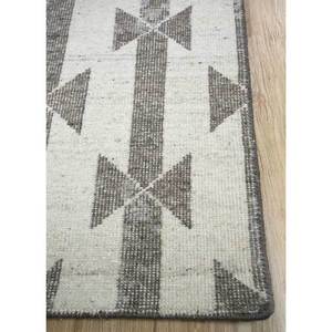 Alfombra de Lana Moderna Boho Anudada a Mano Clan Ivory, Diseño Geométrico Abstracto Rectangular para Pasillo - Jaipur ZA LLV-3039 (CS-01) - Product Image 4